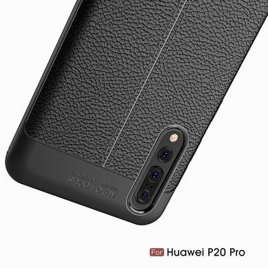 Защитный чехол Leather для Huawei P20 Pro Черный