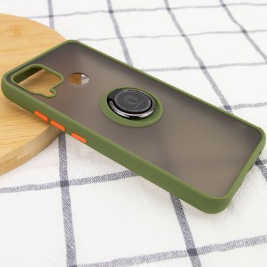 Захисний чохол Ring Buttons для Realme C15 / C12 Салатовий