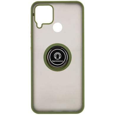 Захисний чохол Ring Buttons для Realme C15 / C12 Салатовий