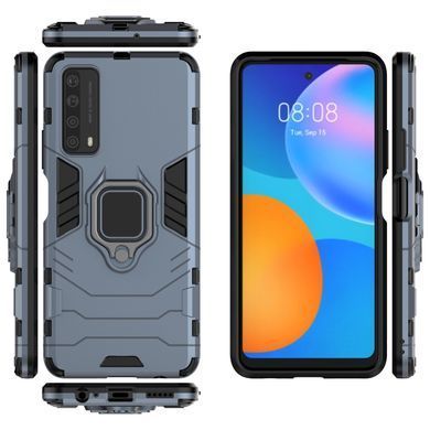 Защитный чехол Strong Guard Ring для Huawei P Smart 2021 Navy