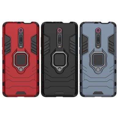 Защитный чехол Strong Guard Ring для Xiaomi Redmi K20 / K20 Pro / Mi 9T / Mi 9T Pro Navy