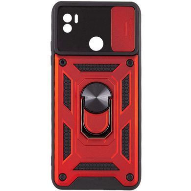 Защитный чехол Kvadrat Ring Lock для Xiaomi Redmi A1 Plus / Redmi A2 Plus / Poco C50 Красный