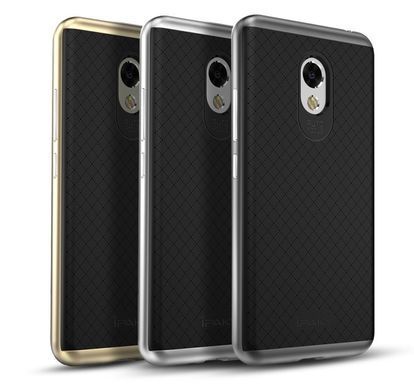 Ударопрочный чехол iPaky TPU+PC для Meizu M5 Черный / Золотистый