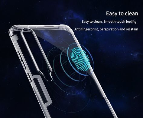 TPU чехол Nillkin Nature для Xiaomi Mi 10 / Mi 10 Pro Прозрачный