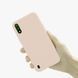 Защитный чехол Liquid Case Full Cover для Samsung A015F Galaxy A01 Бежевый