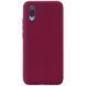Защитный чехол Liquid Case Full Cover для Samsung A022F Galaxy A02 Малиновый
