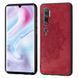 Защитный чехол Textile Decor для Xiaomi Mi Note 10 / Mi Note 10 Pro / Mi CC9 Pro Красный