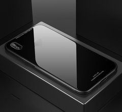 Защитный чехол Glass для Huawei Y5 2019 / Honor 8S Черный
