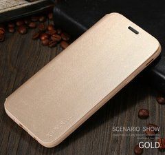 Чехол-книжка X-level FIB Color для Samsung J530 Galaxy J5 2017 Золотистый