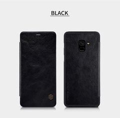 Чехол-книжка Nillkin Qin для Samsung A530 Galaxy A8 2018 Черный