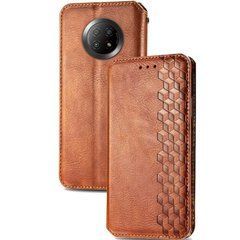 Чехол-книжка Tessero Book для Xiaomi Redmi Note 9 5G / Redmi Note 9T Коричневый