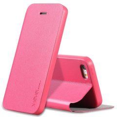 Чохол-книжка X-level FIB Color для iPhone 5 / iPhone 5S / iPhone SE Рожевий