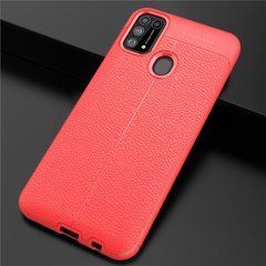 Защитный чехол Leather для Samsung M315F Galaxy M31 Красный