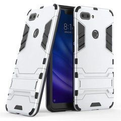 Защитный чехол Strong Guard для Xiaomi Mi8 Lite Серебристый
