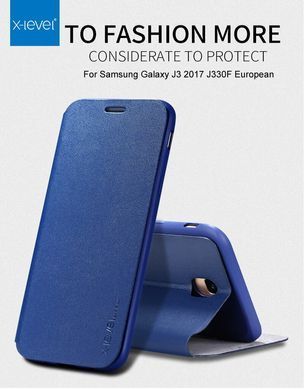 Чехол-книжка X-level FIB Color для Samsung J530 Galaxy J5 2017 Розовый