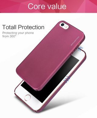 Защитный чехол X-level Knight для iPhone 5 / iPhone 5S / iPhone SE Бордовый