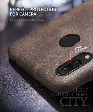 Защитный чехол X-level Vintage для Xiaomi Redmi Note 7 Pro Коричневый