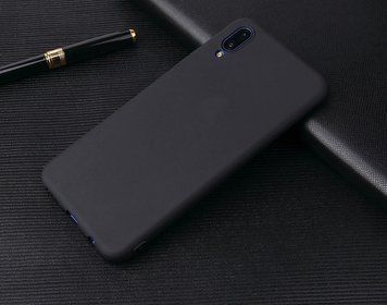 Захисний чохол TPU Matte для Huawei Y6 Pro 2019 (без вырез под сканер) / Huawei Y6 2019 / Huawei Honor 8A Чорний