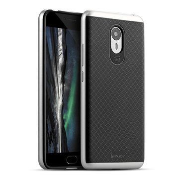 Ударопрочный чехол iPaky TPU+PC для Meizu M5 Черный / Серебристый