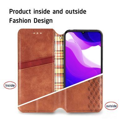 Чехол-книжка Tessero Book для Xiaomi Mi 10 Lite Коричневый