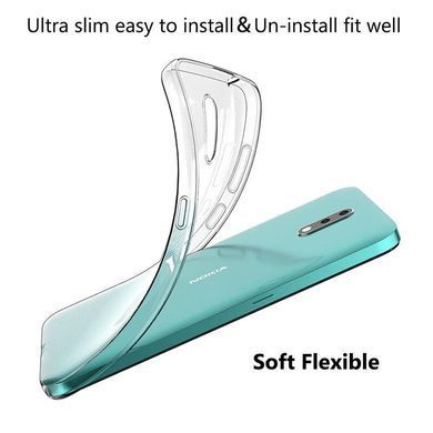 TPU чохол Strong Clear 0,5mm для Nokia 2.3 2020 Прозорий