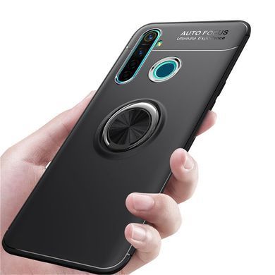 Защитный чехол Color Ring для Realme 5 Pro Черный