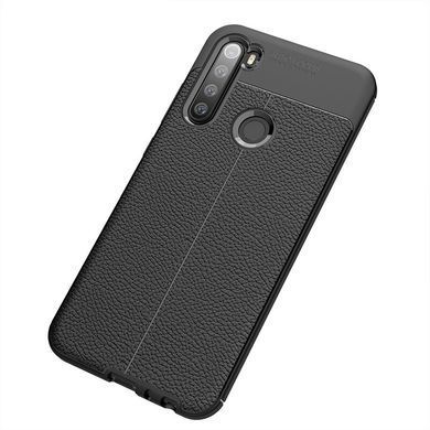 Защитный чехол Leather для Xiaomi Redmi Note 8 / Note 8 2021 Черный