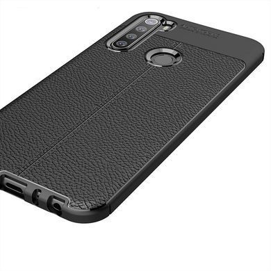 Защитный чехол Leather для Xiaomi Redmi Note 8 / Note 8 2021 Черный