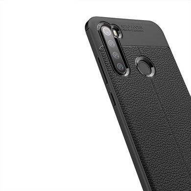 Защитный чехол Leather для Xiaomi Redmi Note 8 / Note 8 2021 Черный