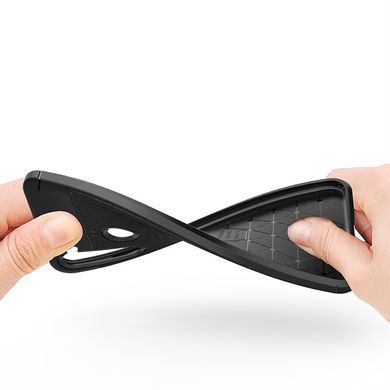 Защитный чехол Leather для Xiaomi Redmi Note 8 / Note 8 2021 Черный