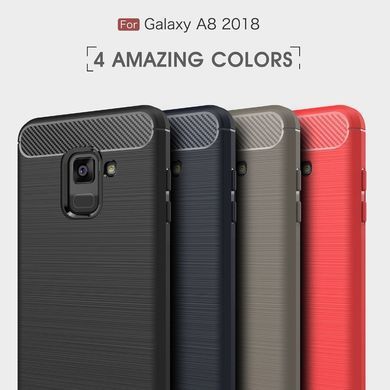 Защитный чехол Slim TPU для Samsung A530 Galaxy A8 2018 Серый