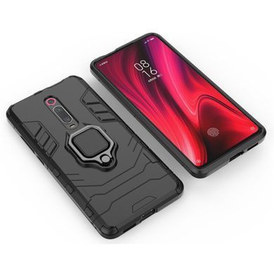 Захисний чохол Strong Guard Ring для Xiaomi Redmi K20 / K20 Pro / Mi 9T / Mi 9T Pro Чорний