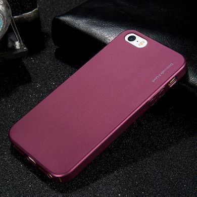 Защитный чехол X-level Knight для iPhone 5 / iPhone 5S / iPhone SE Бордовый