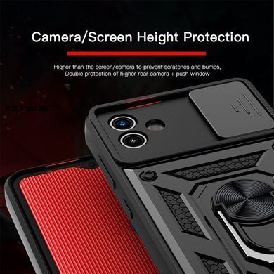 Захисний чохол Kvadrat Ring Lock для Samsung Galaxy A04 Чорний