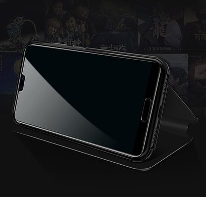 Чехол-книжка Clear View Mirror для Xiaomi Mi 10 Ultra Черный