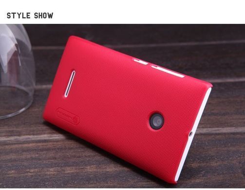 Захисний чохол Nillkin Frosted Shield для Microsoft Lumia 532 Червоний