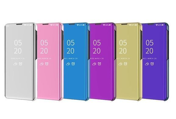 Чохол-книжка Clear View Mirror для Xiaomi Redmi Note 8T Синій