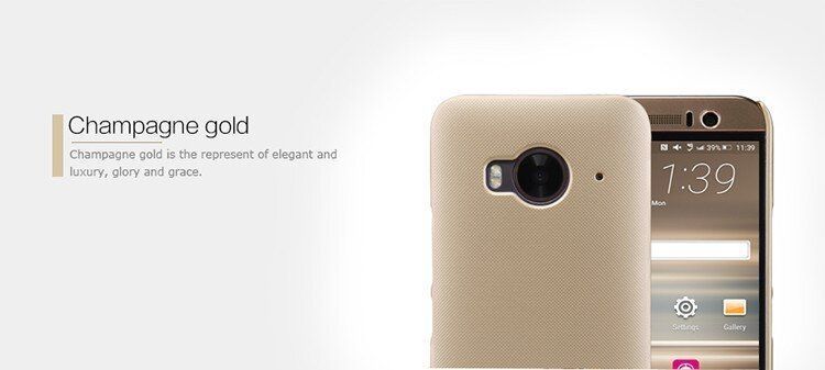 Защитный чехол Nillkin Frosted Shield для HTC One Me / M9e Золотистый
