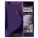 Чехол TPU S-line для Lenovo K900 Фиолетовый