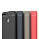 Защитный чехол Leather для Huawei Y7 Prime 2018 Красный