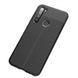 Защитный чехол Leather для Xiaomi Redmi Note 8 / Note 8 2021 Черный