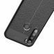 Защитный чехол Leather для Xiaomi Redmi Note 8 / Note 8 2021 Черный