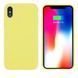 Захисний чохол Liquid Case Full Cover для iPhone 10 (X) / iPhone XS Жовтий