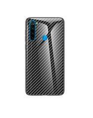 Защитный чехол Knitin Carbon для Xiaomi Redmi Note 8 / Note 8 2021 Черный