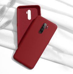 Захисний чохол Liquid Case Full Cover для Xiaomi Redmi Note 8 Pro Малиновий