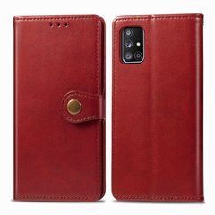 Чехол-книжка Polera Book для Samsung A715F Galaxy A71 2020 Красный