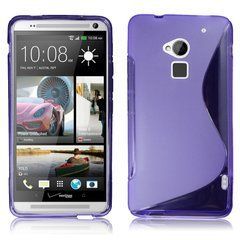 Чохол TPU S-line для HTC One max Фіолетовий