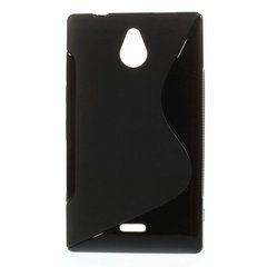 Чехол TPU S-line для Nokia X2 Черный