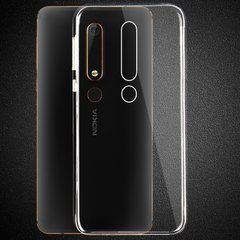TPU чохол Strong Clear 0,5mm для Nokia 6.1 2018 Прозорий