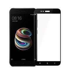 Защитное стекло Full Glue для Xiaomi Mi5x / Mi A1 Черный